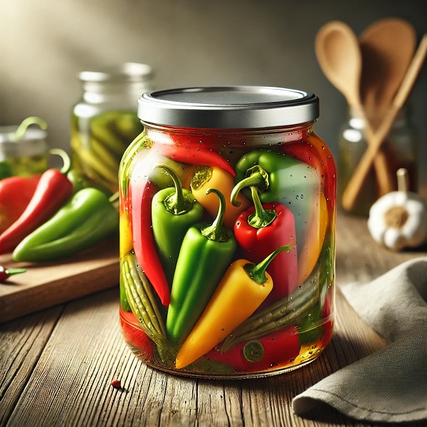 مواد لازم و طرز تهیه ترشی فلفل