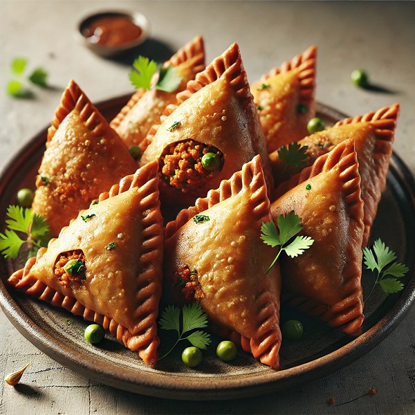 مواد لازم و طرز تهیه سمبوسه مرغ