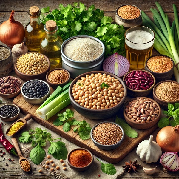 مواد لازم آش گندم