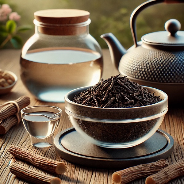 مواد لازم دمنوش شیرین بیان