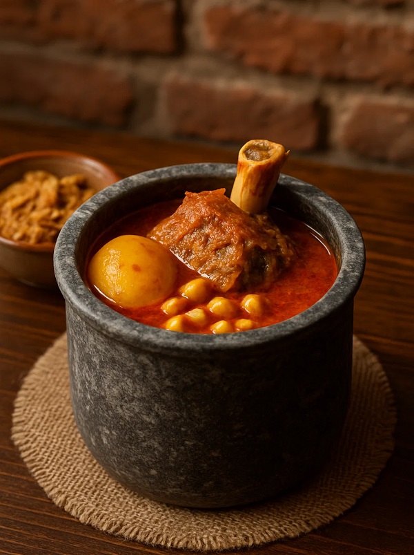 مواد لازم و طرز تهیه آبگوشت با دیگ سنگی