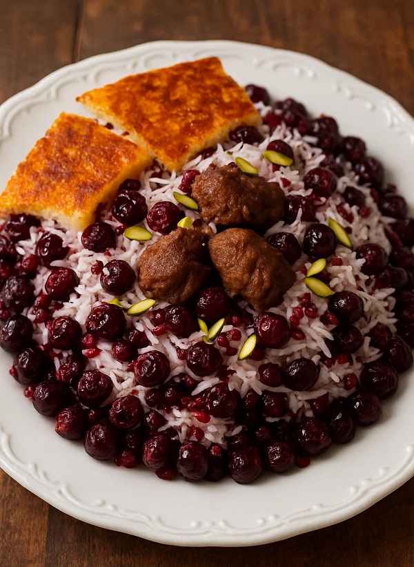 مواد لازم و طرز تهیه آلبالو پلو مواد لازم و طرز تهیه آلبالو پلو