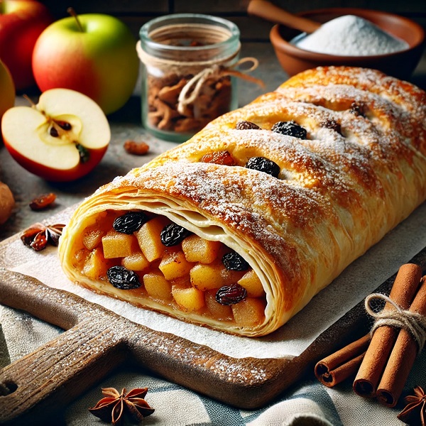 مواد لازم و طرز تهیه اشترودل