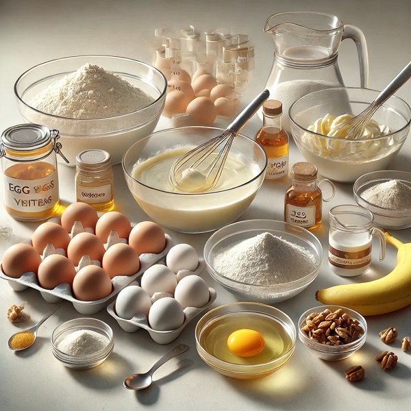 مواد لازم کیک رولتی