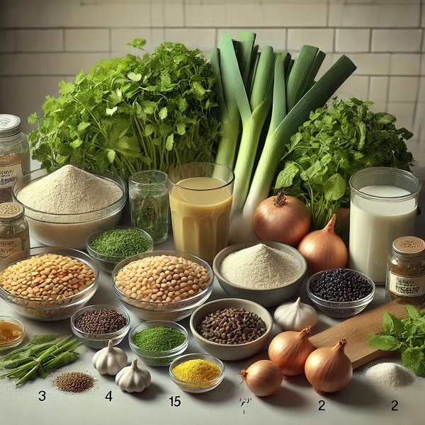 مواد لازم آش اوماج تبریزی