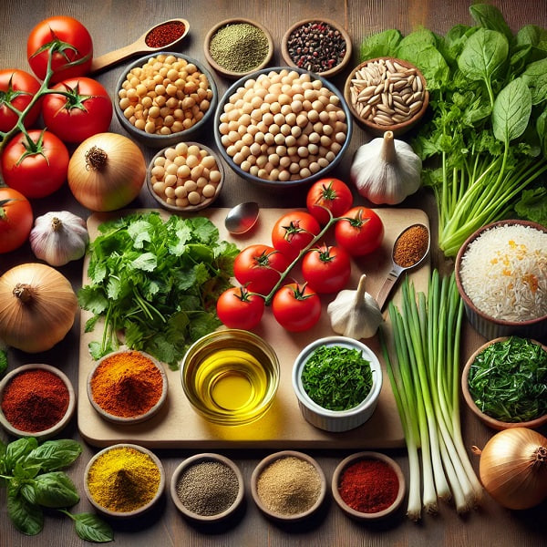 مواد لازم آش گوجه فرنگی
