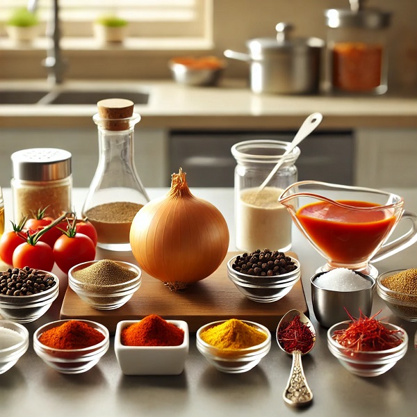 مواد لازم برای سس رولت مرغ