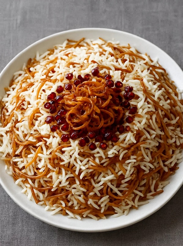 مواد لازم و طرز تهیه رشته پلو