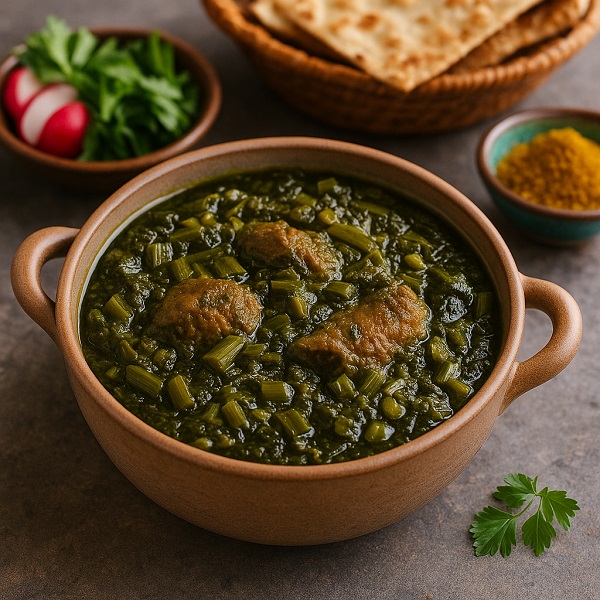 مواد لازم و طرز تهیه خورشت تره فرنگی