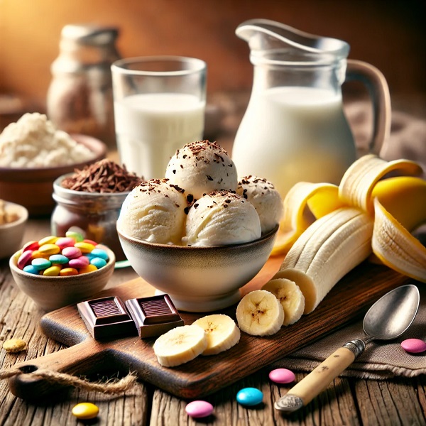 مواد لازم آیس پک وانیلی