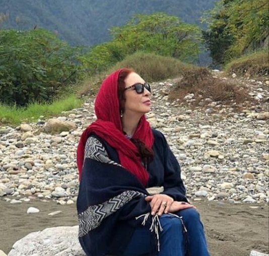 عکس زیبای افسانه بایگان در طبیعت