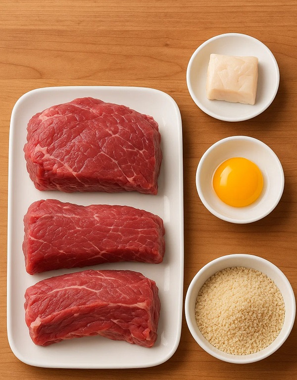 مواد لازم برگر گوشت