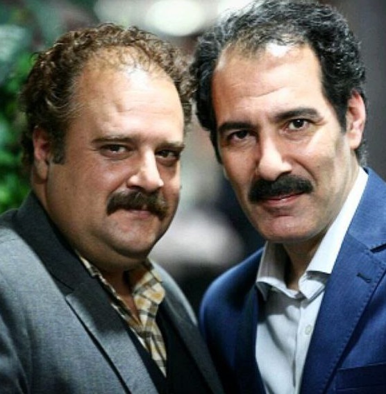 هومن برق نورد در کنار بهنام تشکر