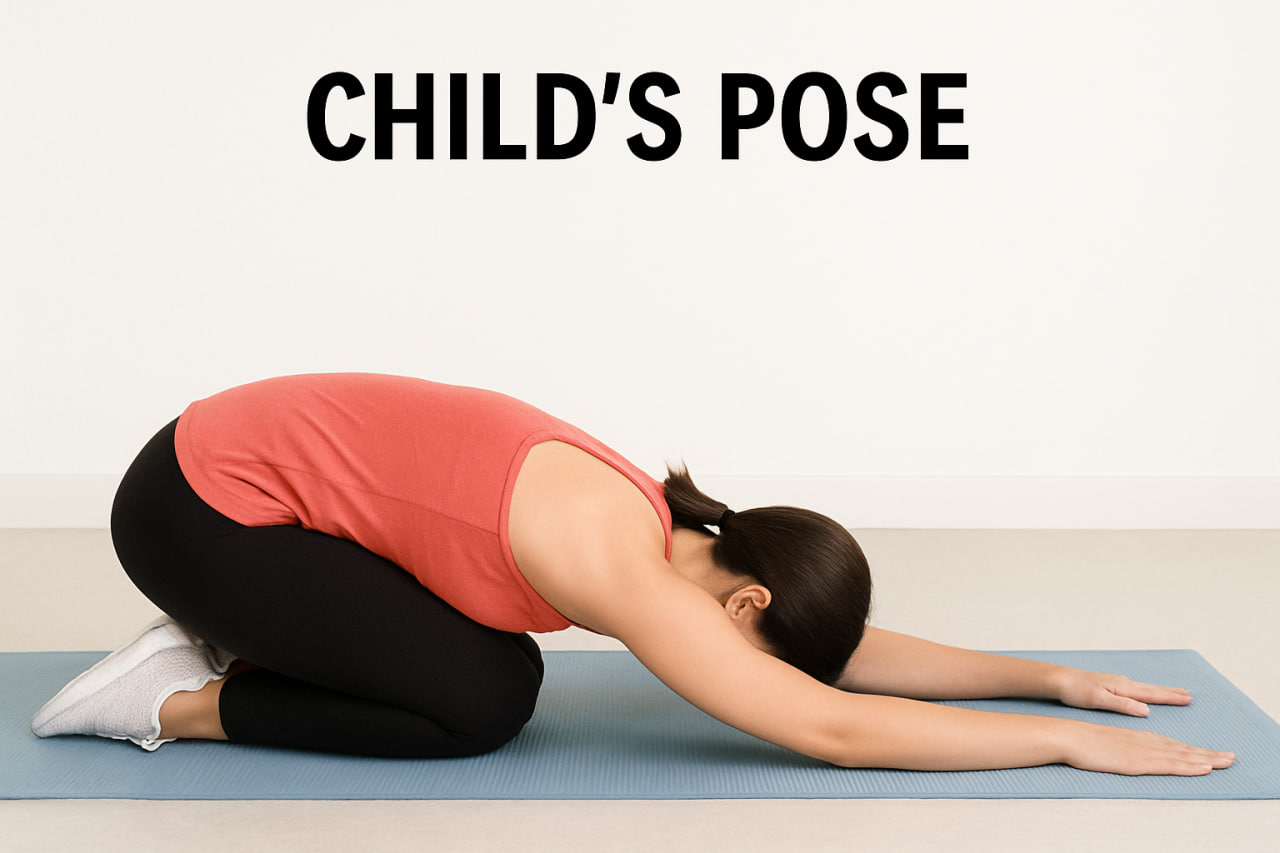 حرکت یوگا برای کاهش گودی کمر