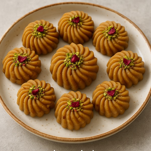 مواد لازم و طرز تهیه حلوا زنجبیل تبریز به روش بوتیکی