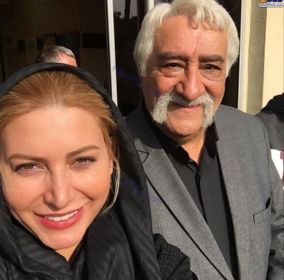 داریوش ارجمند در کنار فریبا نادری