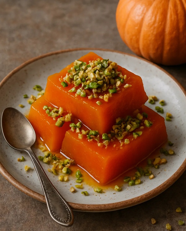 مواد لازم و طرز تهیه دسر کدو حلوایی 