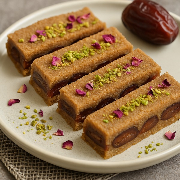 مواد لازم و طرز تهیه رنگینک خرما