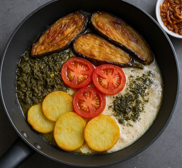 طرز تهیه کشک و بادمجان دامغانی