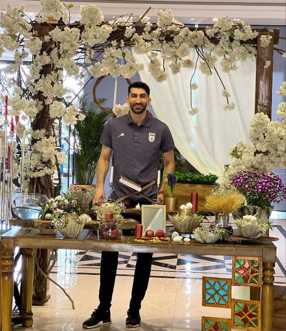 عکس علیرضا بیرانوند در سال نو