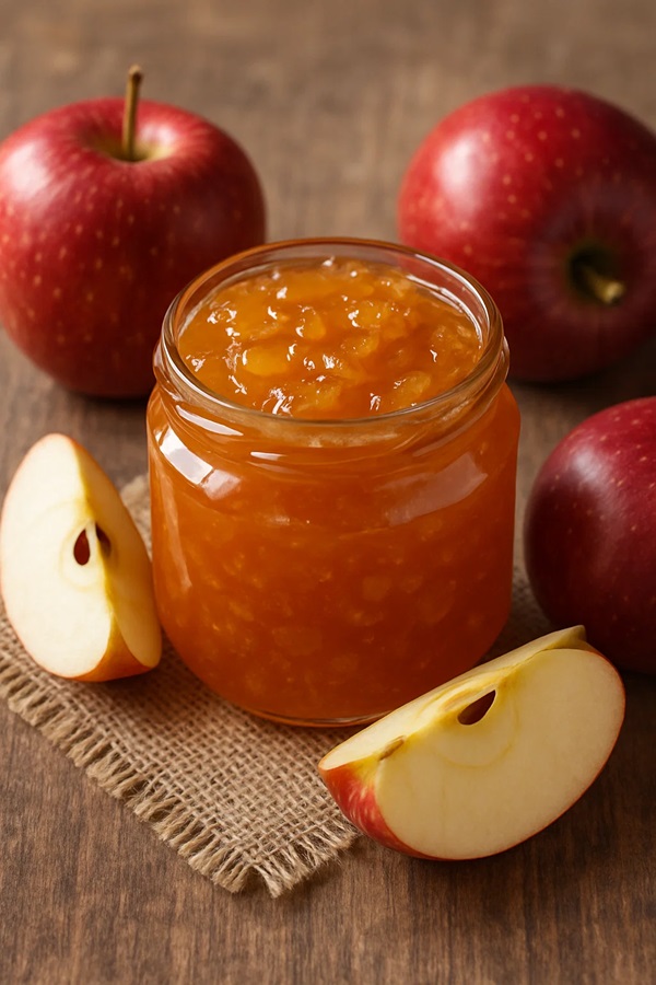 مواد لازم و طرز تهیه مارمالاد سیب