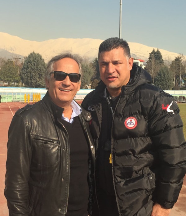 مجید مظفری در کنار علی دایی