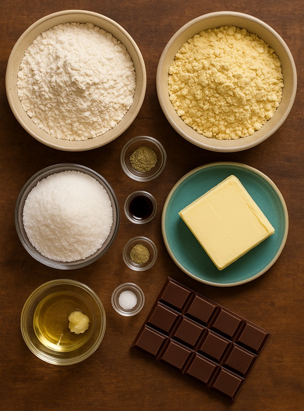 مواد لازم حلوای برشتوک سنتی