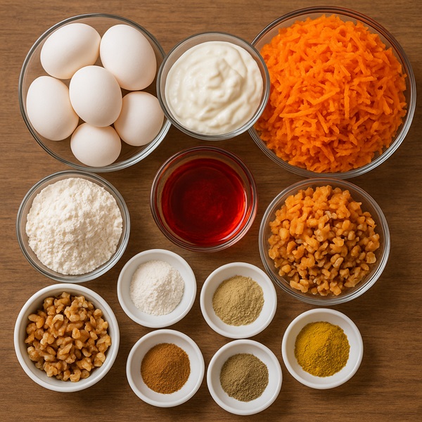 مواد لازم خاگینه هویج