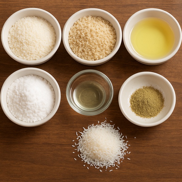 مواد مغذی شیرینی رژیمی نارگیلی
