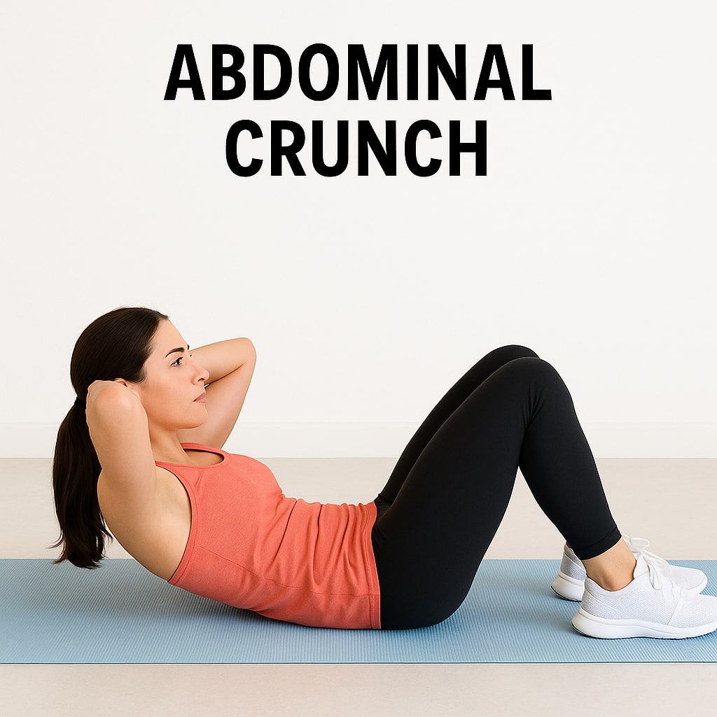 کرانچ شکمی برای رفع گودی کمر