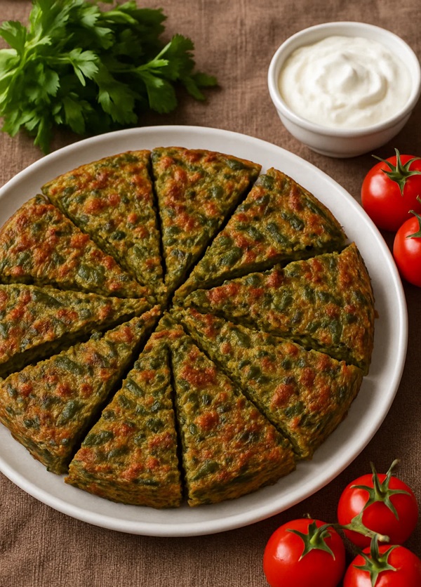 مواد لازم و طرز تهیه کوکو لوبیا سبز تبریزی