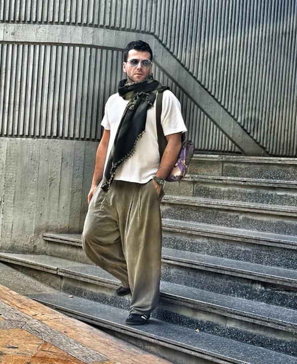 استایل زیبای روزبه حصاری